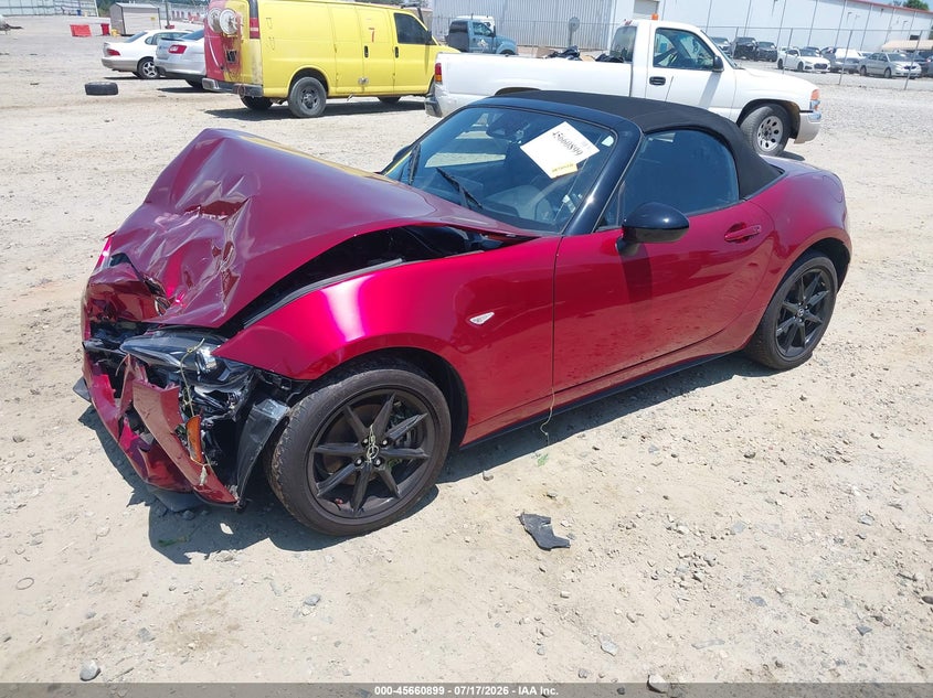 Vin: jm1ndab75r0606997, lot: 46159471, mazda mx-5 miata sport 20242