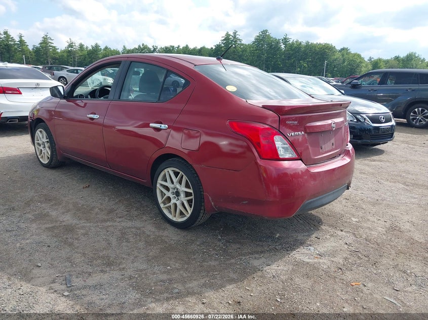 Vin: 3n1cn7ap8gl908862, lot: 46159498, nissan versa 1.6 sv 20163