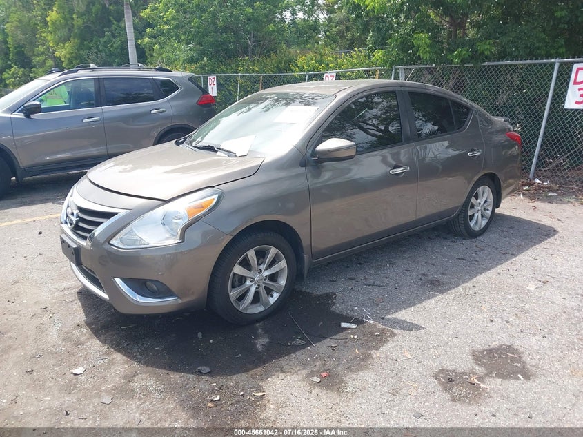 Vin: 3n1cn7ap0fl874527, lot: 46159614, nissan versa 1.6 sl 20152
