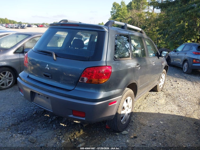 2004 Mitsubishi Outlander Ls VIN: JA4LX31F34U040157 Lot: 45661067