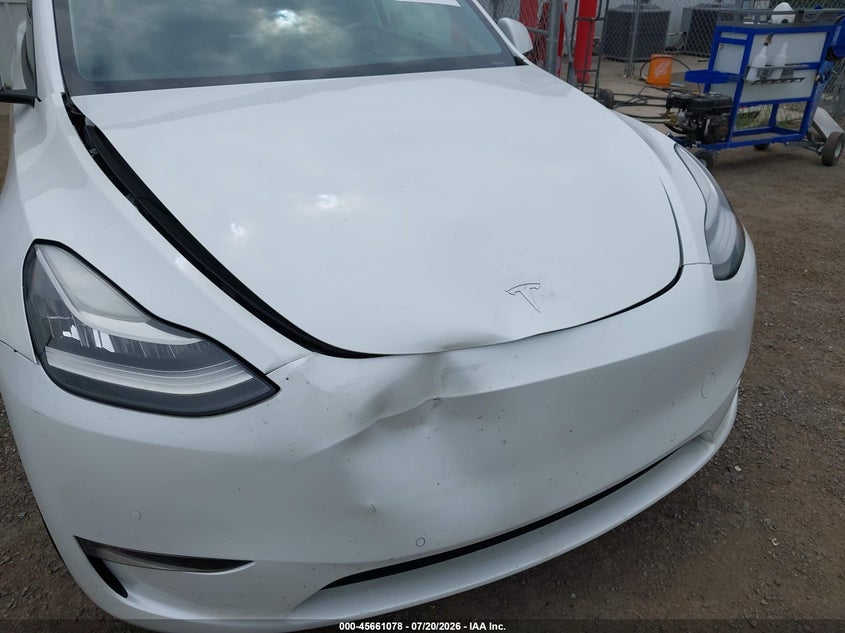 2021 Tesla Model Y Long Range Dual Motor All-Wheel Drive VIN: 5YJYGDEE4MF287411 Lot: 45661078