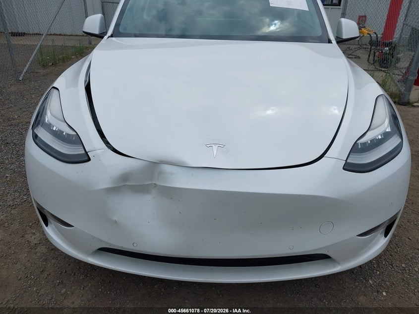2021 Tesla Model Y Long Range Dual Motor All-Wheel Drive VIN: 5YJYGDEE4MF287411 Lot: 45661078