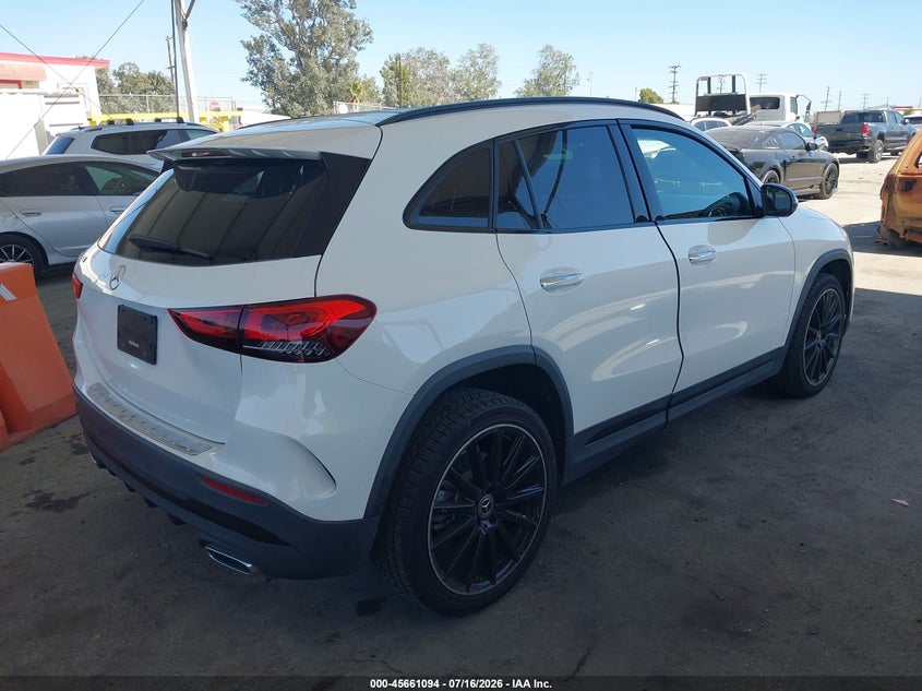 Vin: w1n4n4gb2mj240709, lot: 46159666, mercedes-benz gla 250 20214