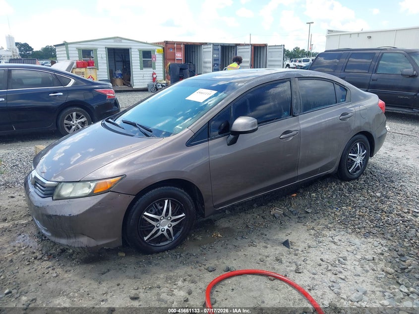 Vin: 2hgfb2f58ch547960, lot: 46159705, honda civic lx 20122