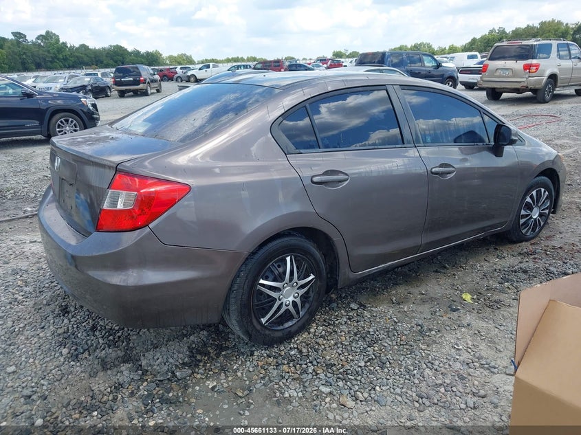 Vin: 2hgfb2f58ch547960, lot: 46159705, honda civic lx 20124