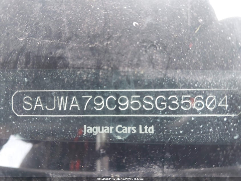 JAGUAR XJ 2005 VIN SAJWA79C95SG35604