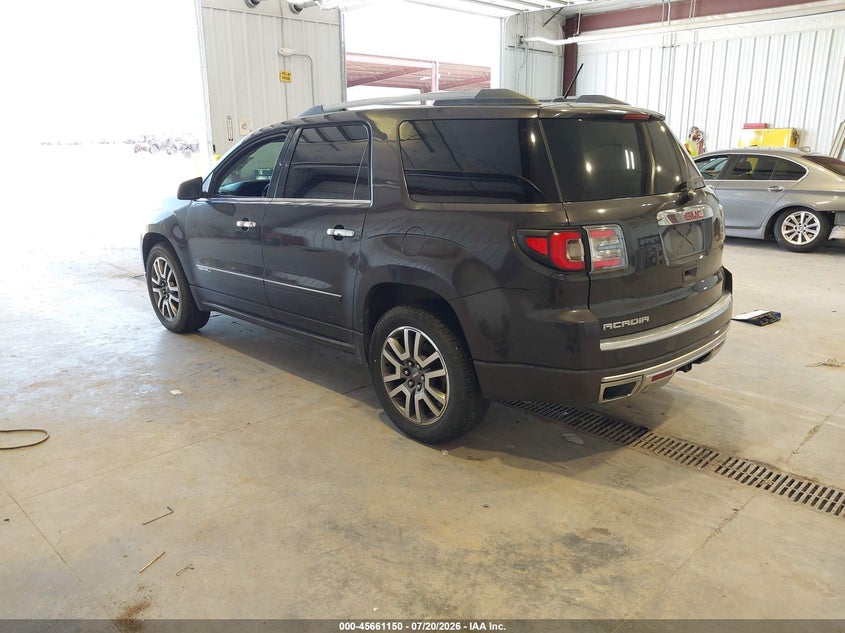 Vin: 1gkkrtkd3dj256881, lot: 46159722, gmc acadia denali 20133