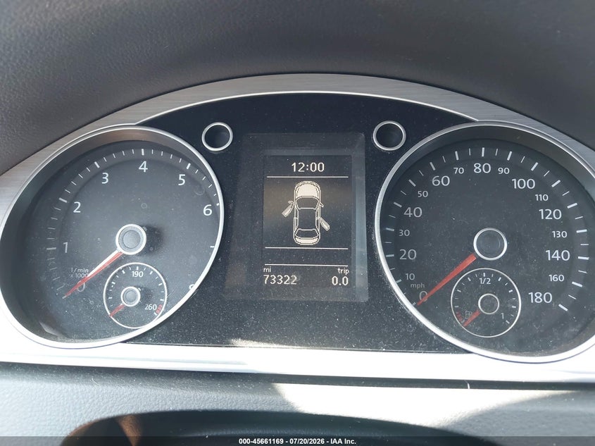 2013 Volkswagen Cc 2.0T Sport VIN: WVWBP7AN0DE562349 Lot: 45661169