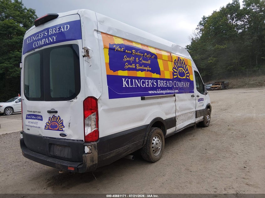 Vin: 1ftbr3u89mka81834, lot: 46159743, ford transit-250 cargo van 20214