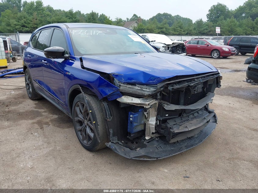 2022 Acura Mdx A-Spec Package VIN: 5J8YE1H01NL005164 Lot: 45661175
