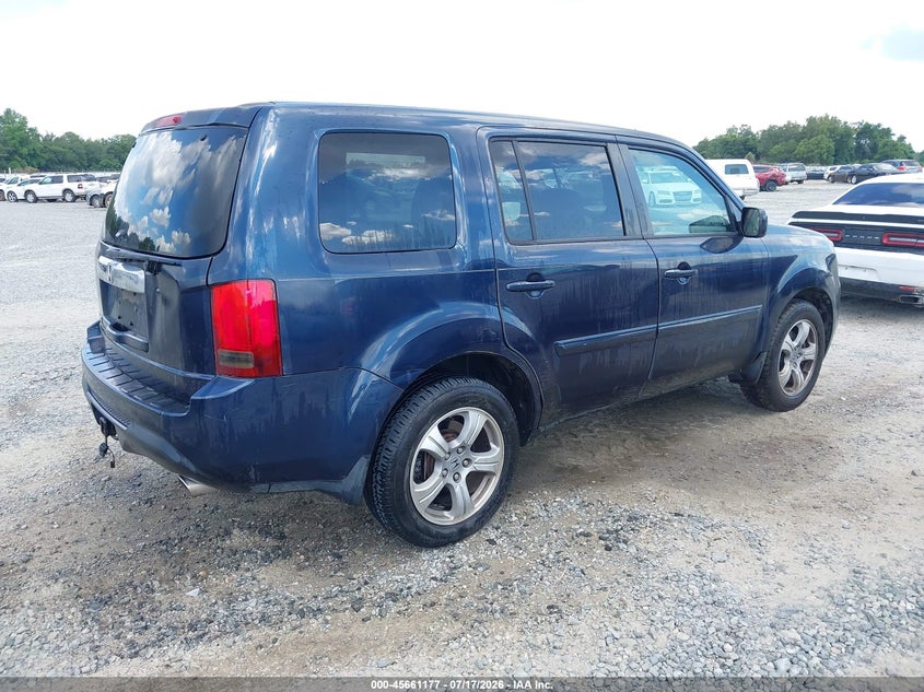 Vin: 5fnyf3h52cb036359, lot: 46159749, honda pilot ex-l 20124