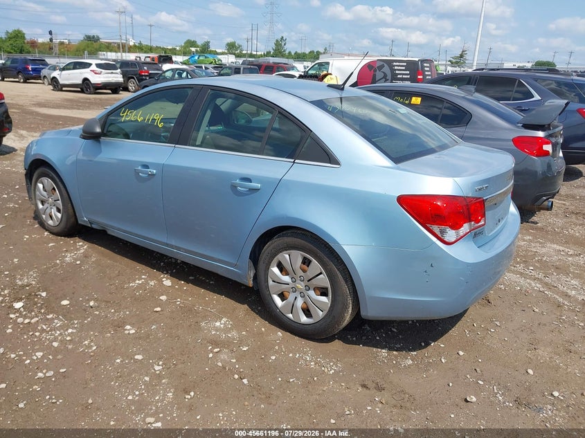 Vin: 1g1pc5sh6c7151743, lot: 46159768, chevrolet cruze ls 20123