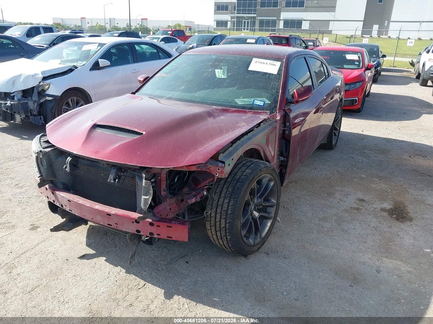 2020 Dodge Charger, Front End, IAAI, VIN 2C3CDXGJ3LH157602 — photo 2