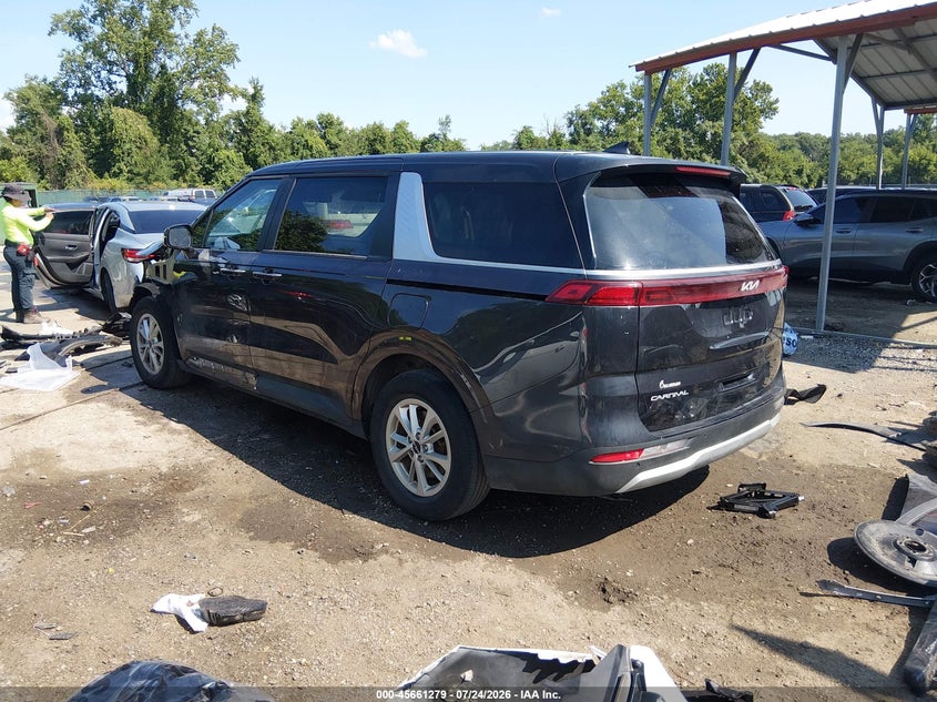 Vin: kndnb4h35r6337196, lot: 46159852, kia carnival mpv lx 20243