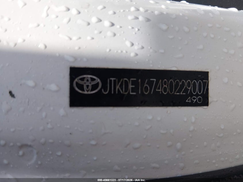 2008 Scion Tc VIN: JTKDE167480229007 Lot: 45661323