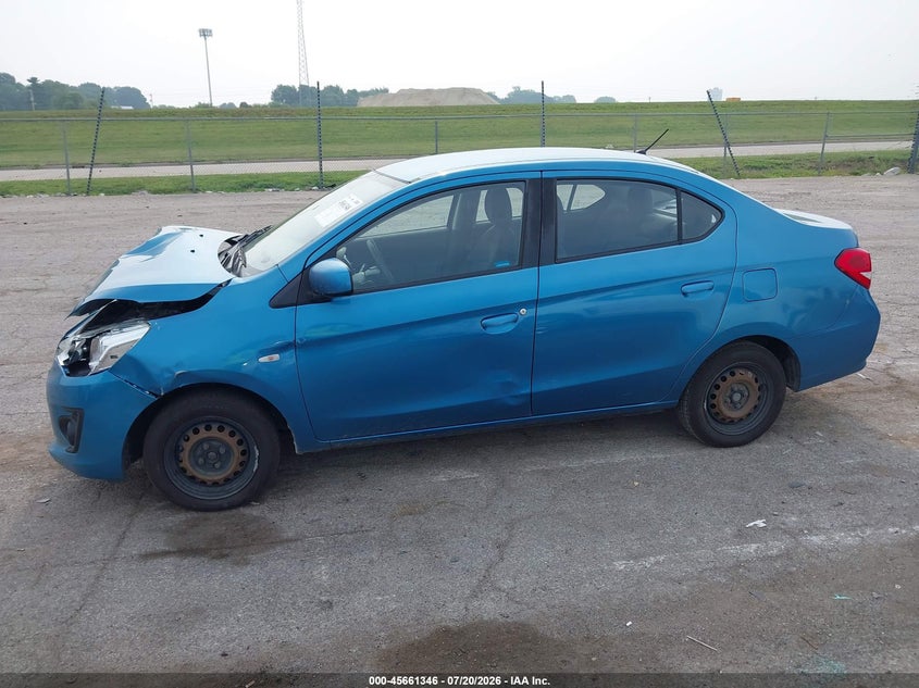 2018 Mitsubishi Mirage G4 Es VIN: ML32F3FJ5JHF06666 Lot: 45661346