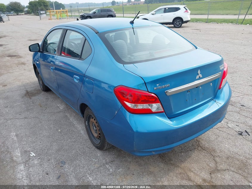 2018 Mitsubishi Mirage G4 Es VIN: ML32F3FJ5JHF06666 Lot: 45661346