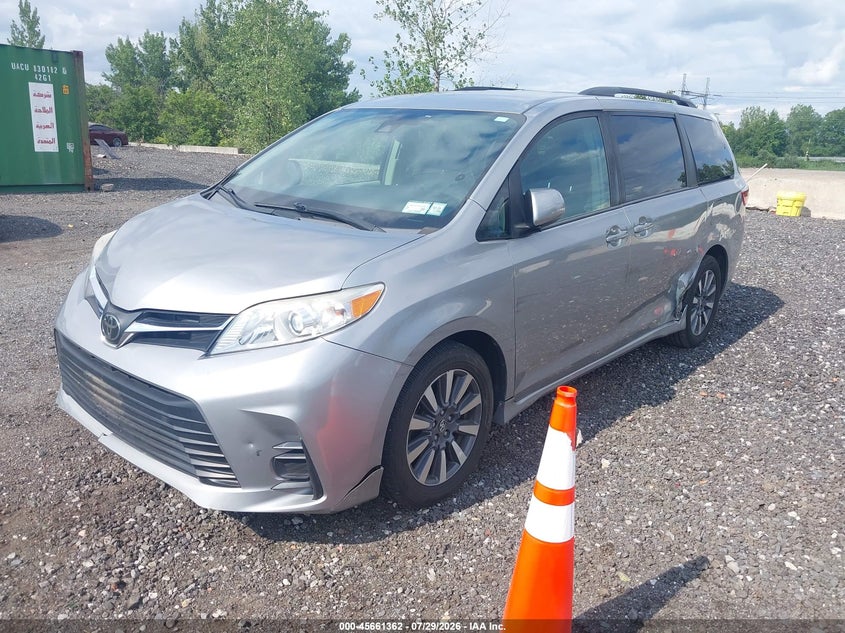 Vin: 5tdjz3dc3js206010, lot: 46159934, toyota sienna le 7 passenger 20182