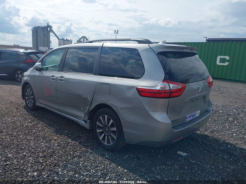 Vin: 5tdjz3dc3js206010, lot: 46159934, toyota sienna le 7 passenger 20183
