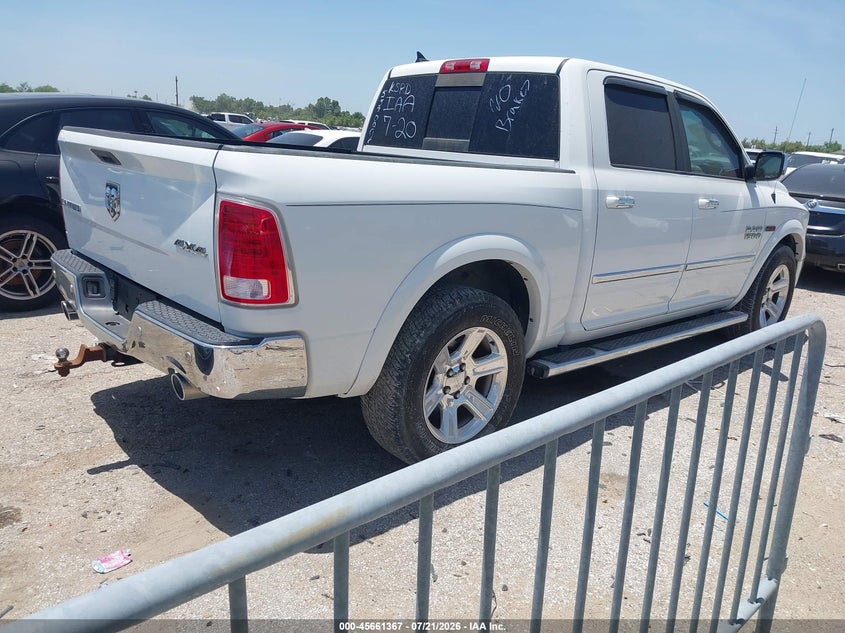 Vin: 1c6rr7pmxfs557002, lot: 46159940, ram 1500 laramie limited 20154