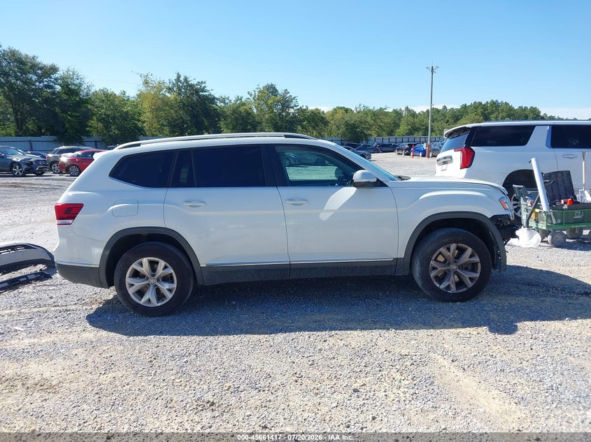 2018 Volkswagen Atlas 3.6L V6 Sel VIN: 1V2MR2CA8JC502180 Lot: 45661417