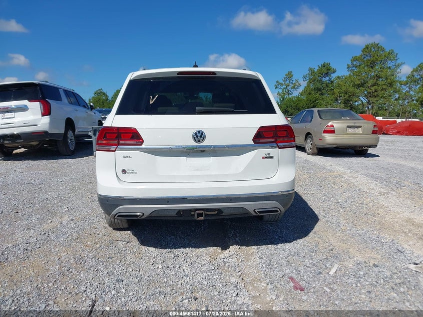 2018 Volkswagen Atlas 3.6L V6 Sel VIN: 1V2MR2CA8JC502180 Lot: 45661417