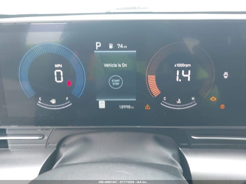 2025 Hyundai Kona Sel VIN: KM8HB3AB6SU319666 Lot: 45661447