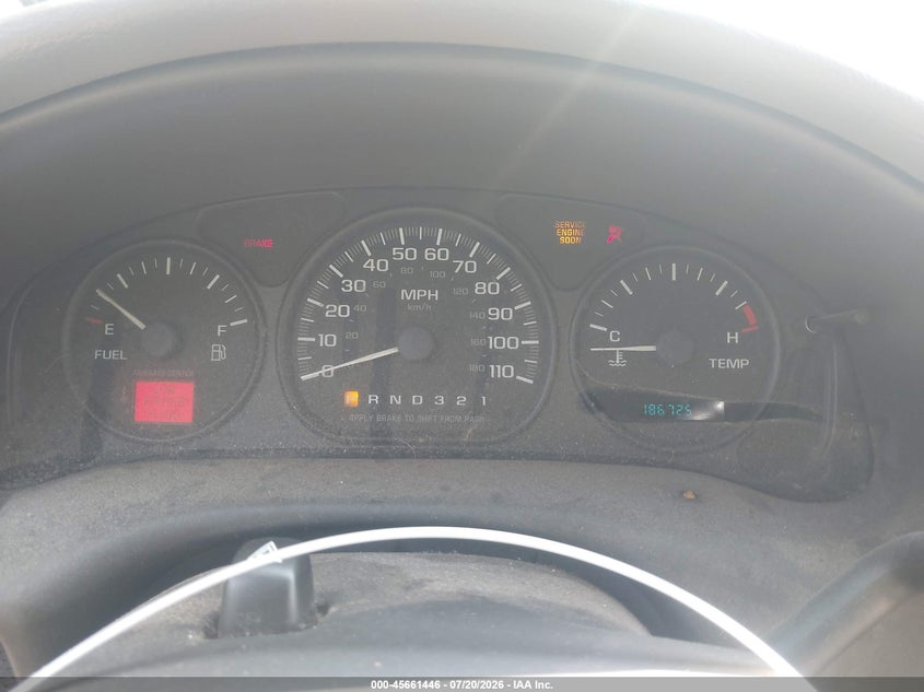 2002 Chevrolet Venture Ls 1Sc Pkg/Lt 1Sd Pkg/Plus 1Sb Pkg VIN: 1GNDX03EX20113333 Lot: 45661446