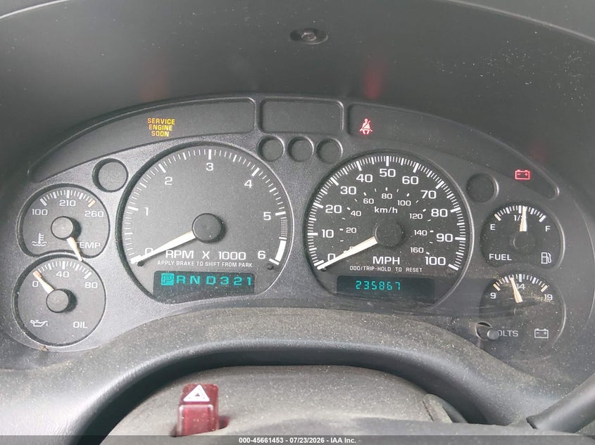 2003 CHEVROLET BLAZER auction photo 7