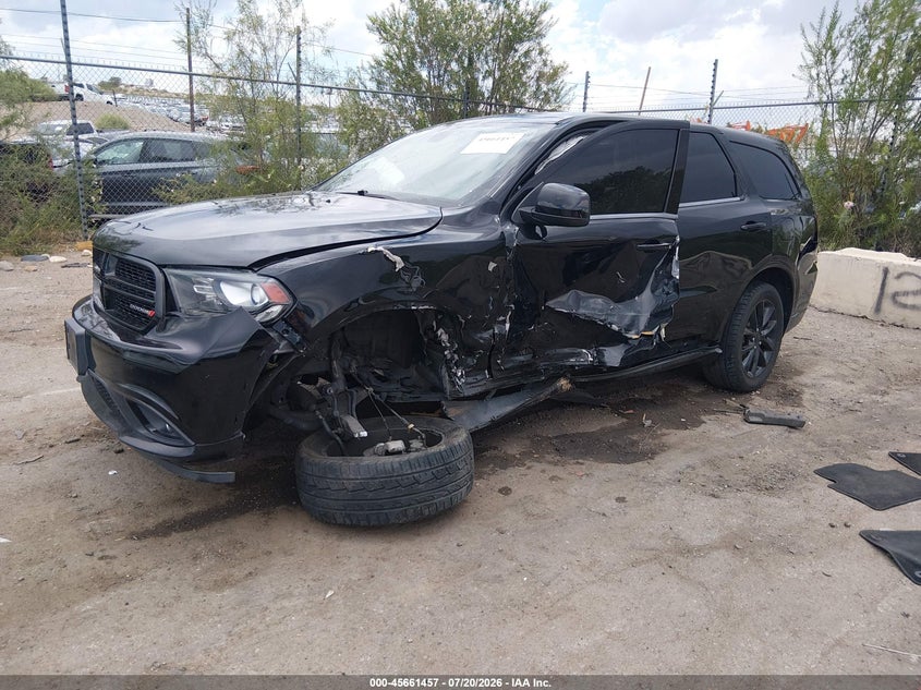 Vin: 1c4rdhag6jc201486, lot: 46160029, dodge durango sxt rwd 20182
