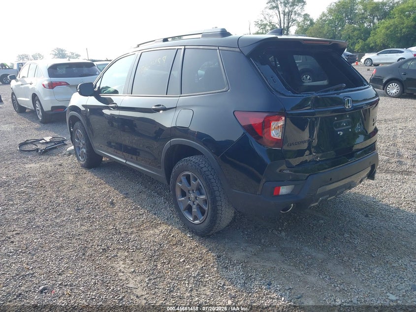 Vin: 5fnyf8h67rb014761, lot: 46160030, honda passport awd trailsport 20243