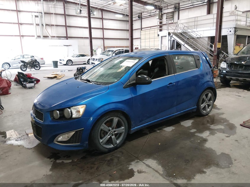 Vin: 1g1jg6sb0g4127408, lot: 46160082, chevrolet sonic rs auto 20162