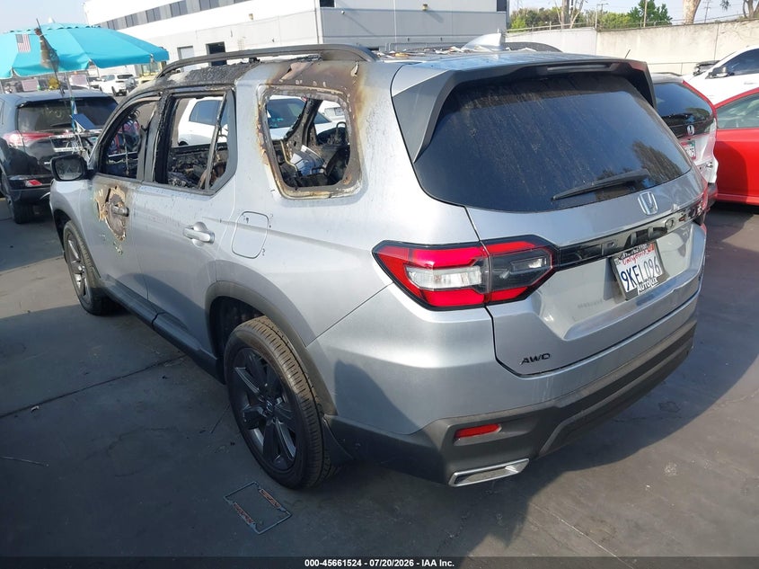 Vin: 5fnyg1h32rb003709, lot: 46160096, honda pilot sport 20243