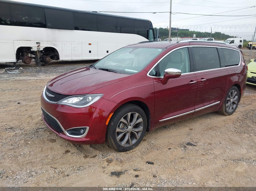 Vin: 2c4rc1gg0hr633400, lot: 46160102, chrysler pacifica limited 20172