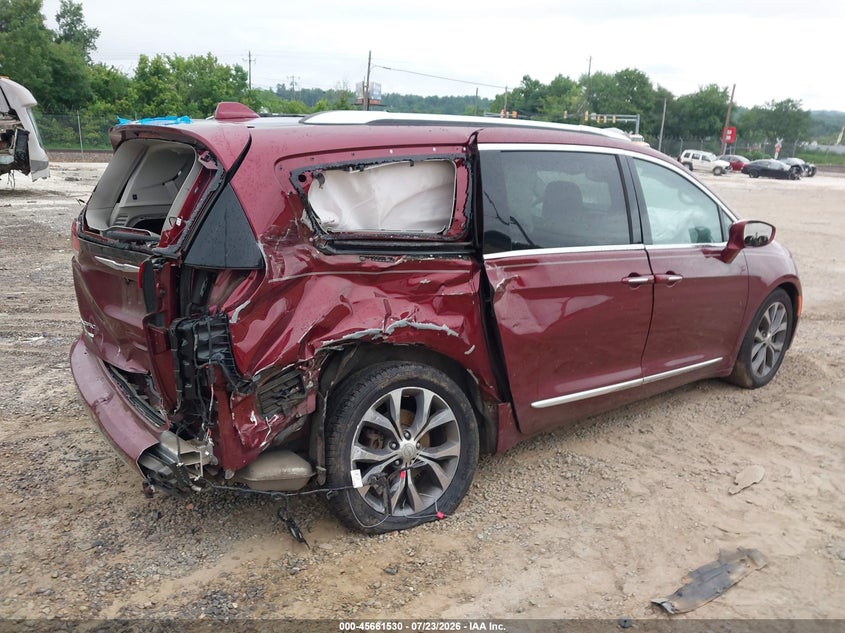 Vin: 2c4rc1gg0hr633400, lot: 46160102, chrysler pacifica limited 20174