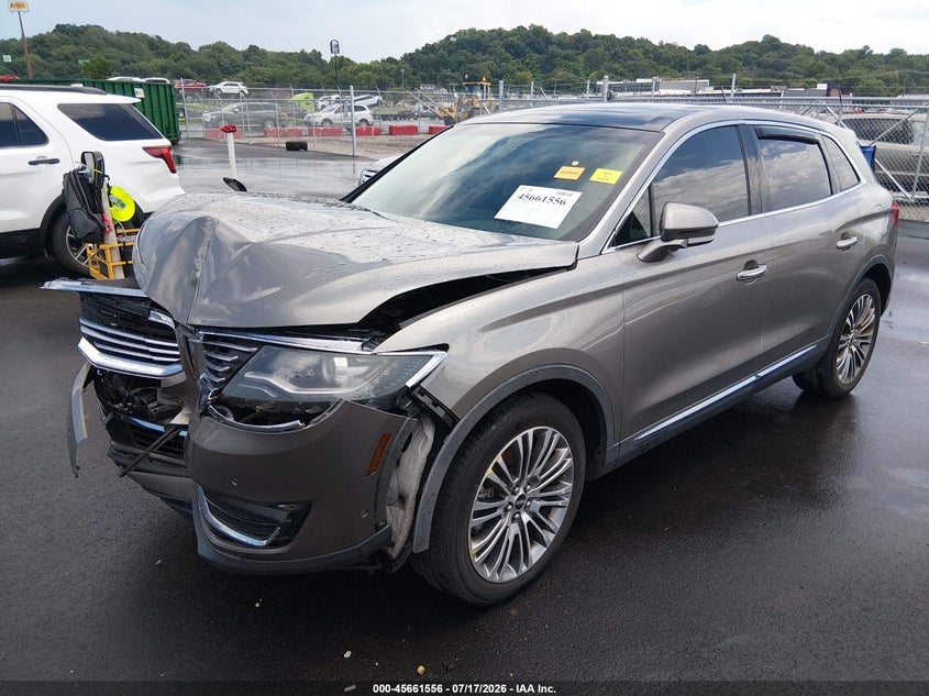 Vin: 2lmtj6lrxgbl49926, lot: 46160128, lincoln mkx reserve 20162