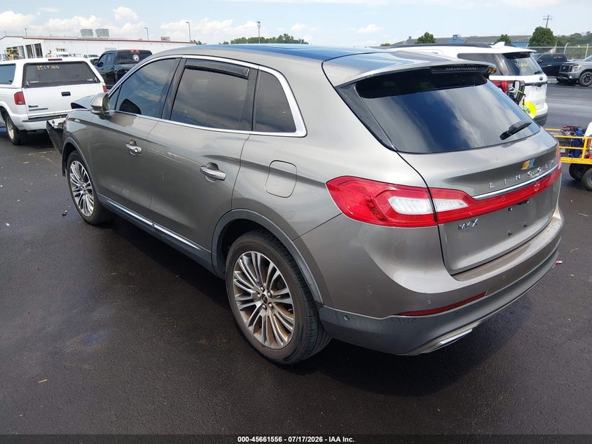 Vin: 2lmtj6lrxgbl49926, lot: 46160128, lincoln mkx reserve 20163