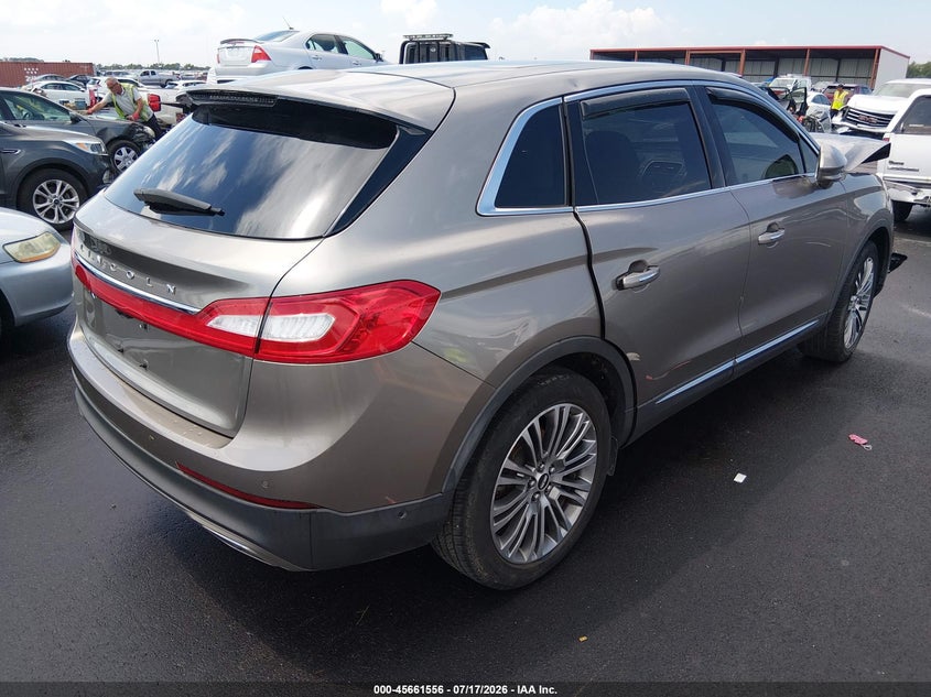 Vin: 2lmtj6lrxgbl49926, lot: 46160128, lincoln mkx reserve 20164