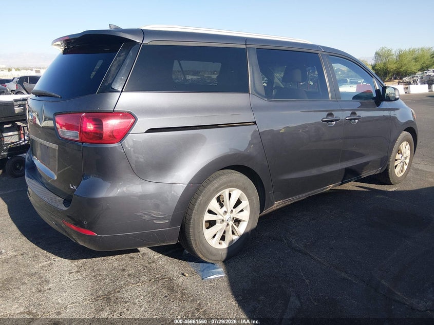 Vin: kndmb5c12g6120001, lot: 46160132, kia sedona lx 20164