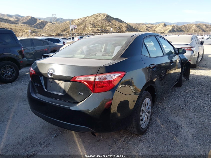 2017 TOYOTA COROLLA SEDAN 1.8L I-4 DOHC, VVT, 132HP