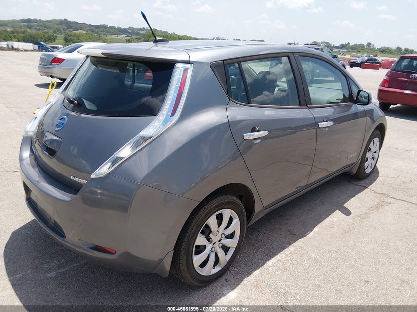 Vin: 1n4az0cpxec340710, lot: 46160167, nissan leaf s 20144