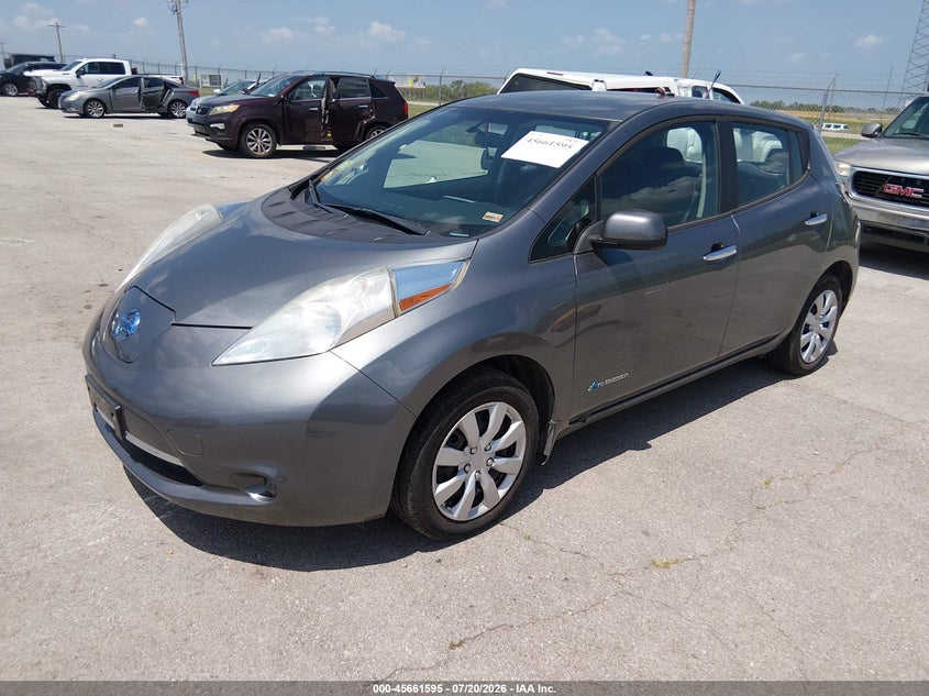 2014 NISSAN LEAF auction photo 2