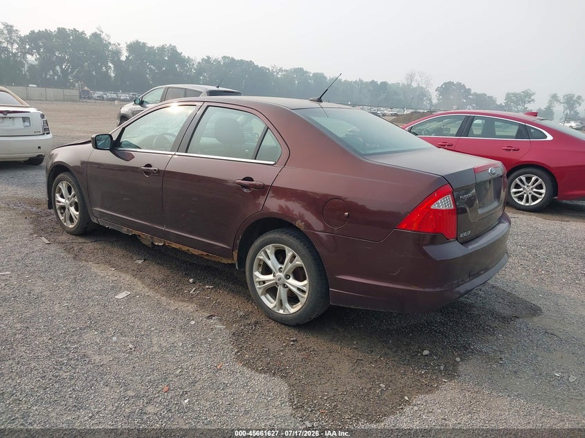 Vin: 3fahp0ha0cr168291, lot: 46160199, ford fusion se 20123
