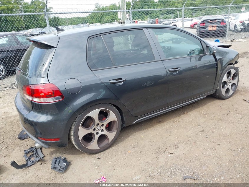 Vin: wvwhv7aj2bw021677, lot: 46160204, volkswagen gti 4-door/4-door autobahn 20114