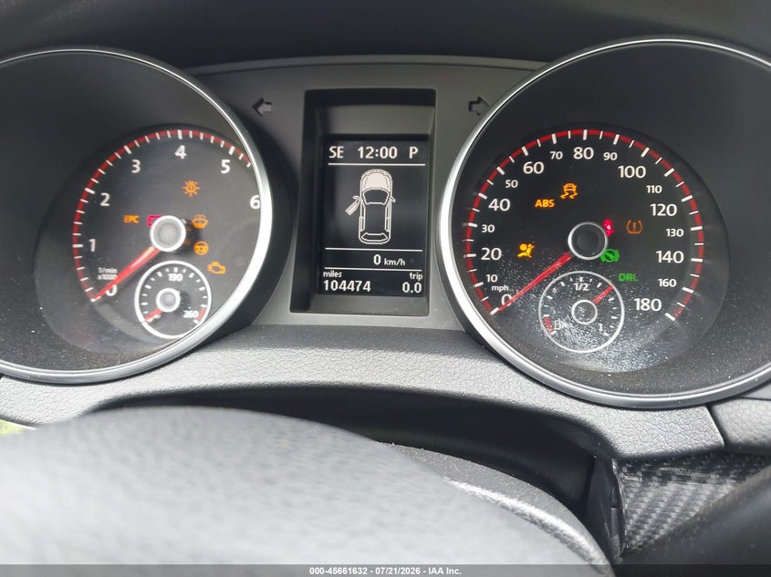 2011 Volkswagen Gti 4-Door/4-Door Autobahn VIN: WVWHV7AJ2BW021677 Lot: 45661632