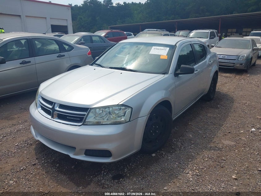 2012 Dodge Avenger, Normal Wear & Tear, IAAI, VIN 1C3CDZAB3CN102667 — photo 2