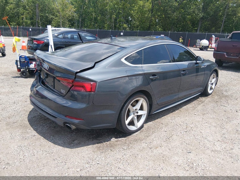 Vin: wauencf56ja019656, lot: 46160252, audi a5 2.0t premium 20184
