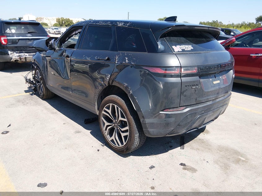 Vin: salzp2fx2lh028447, lot: 46160261, land rover range rover evoque se 20203