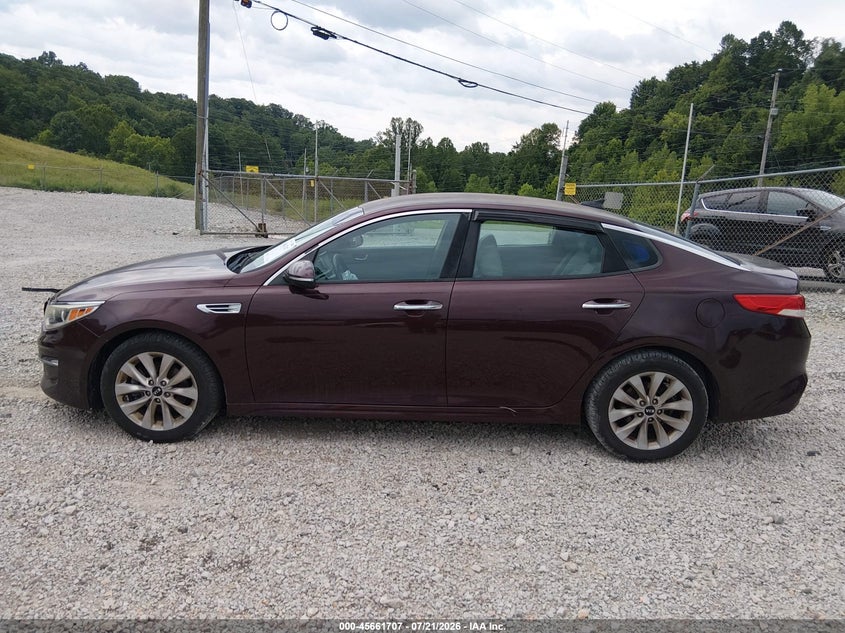 2016 Kia Optima Ex VIN: 5XXGU4L39GG084747 Lot: 45661707