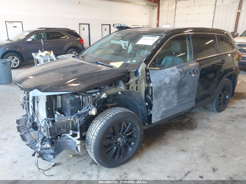 Vin: 5tdjzrfh3ks947772, lot: 46160282, toyota highlander se 20192